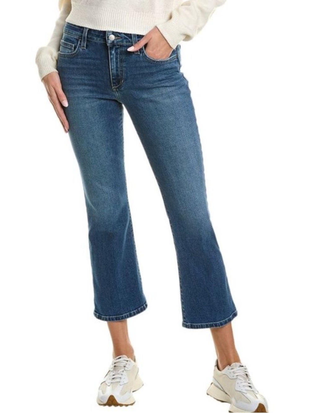 JOE'S Jeans Mid-Rise Tulip Crop Boot Cut Jean